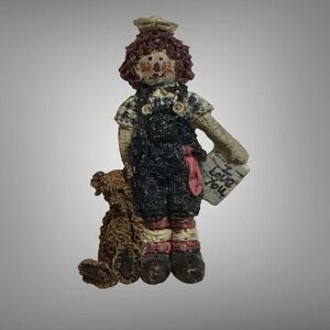 VINTAGE SHELLY BEARS RAGGEDY ANDY BROOCH